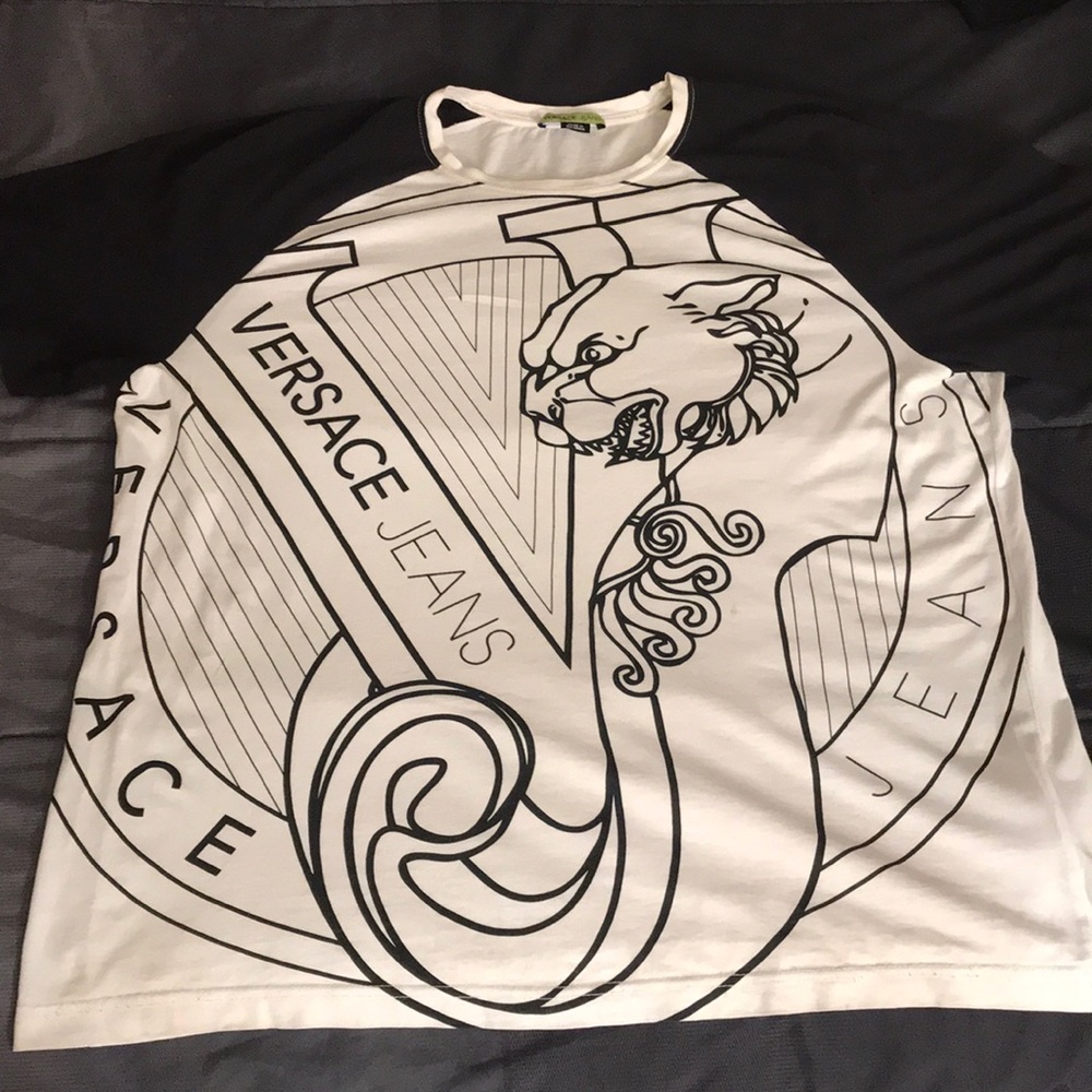 Men’s Black/White Versace t-shirt